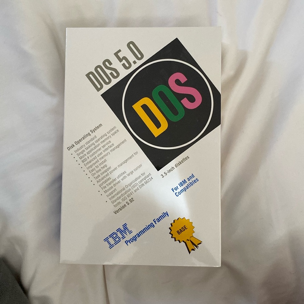 IBM DOS 5.0 unopened